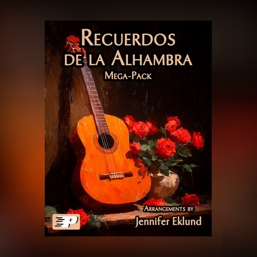 Cover Art for "Recuerdos de la Alhambra (Mega-Pack) (arr. Jennifer Eklund)" by Francisco Tárrega