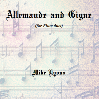Cover Art for "Allemande and Gigue" by Mike Lyons