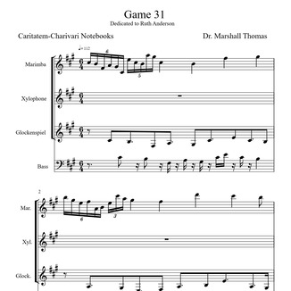 Cover Art for "Game 31" by Celebrity Chamber Players