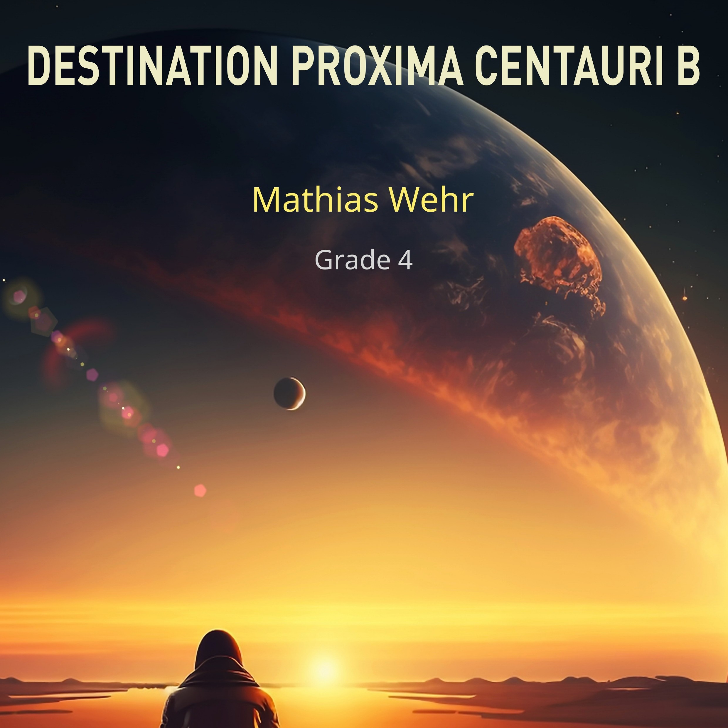 Cover Art for "DESTINATION PROXIMA CENTAURI B" by Mathias Wehr