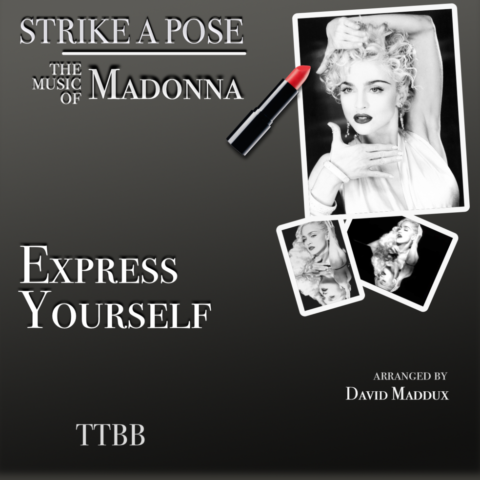 Couverture pour "Express Yourself (arr. David Maddux)" par Madonna