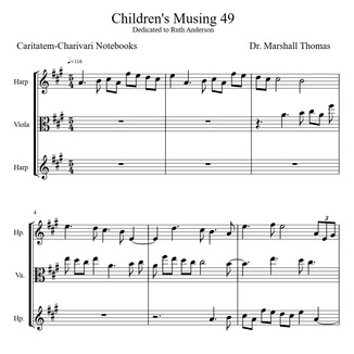 Cover Art for "Children's Musing 49" by Celebrity Chamber Players