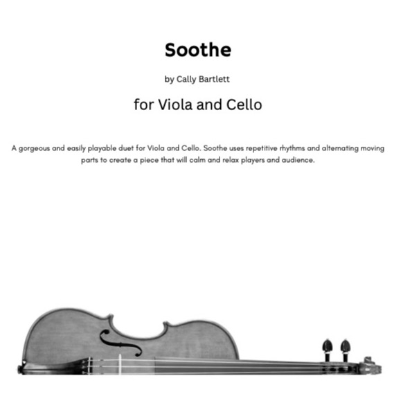 Cover Art for "Soothe" by Cally Bartlett