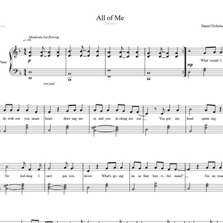 Carátula para "All Of Me (arr. Daniel Nicholson)" por John Legend