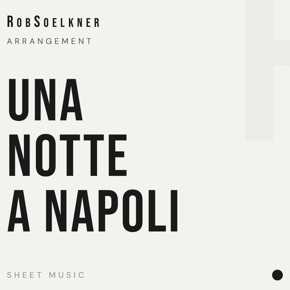 Una Notte A Napoli (arr. RobSoelkner) by Pink Martini 管弦乐团 封面