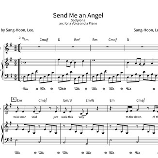 Carátula para "Send Me An Angel (arr. Sang-Hoon, Lee.)" por Scorpions