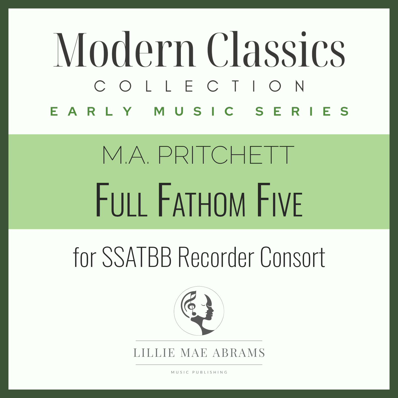 Abdeckung für "Full Fathom Five - Score Only" von M.A. Pritchett