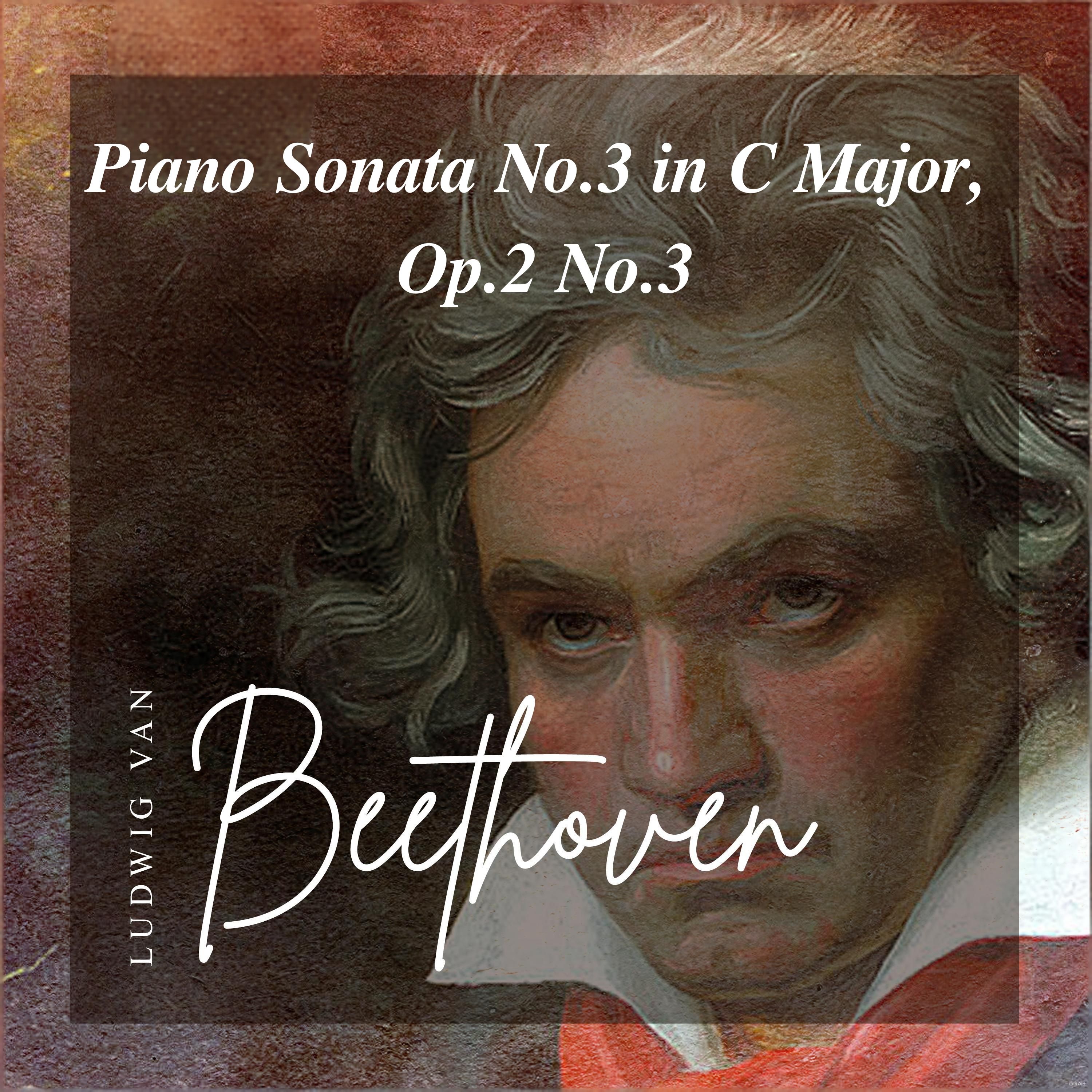 Abdeckung für "Beethoven, Piano Sonata No.3 in C Major, Op.2 No.3, for Piano Original Complete With Fingering (arr. poon)" von Ludwig Van Beethoven