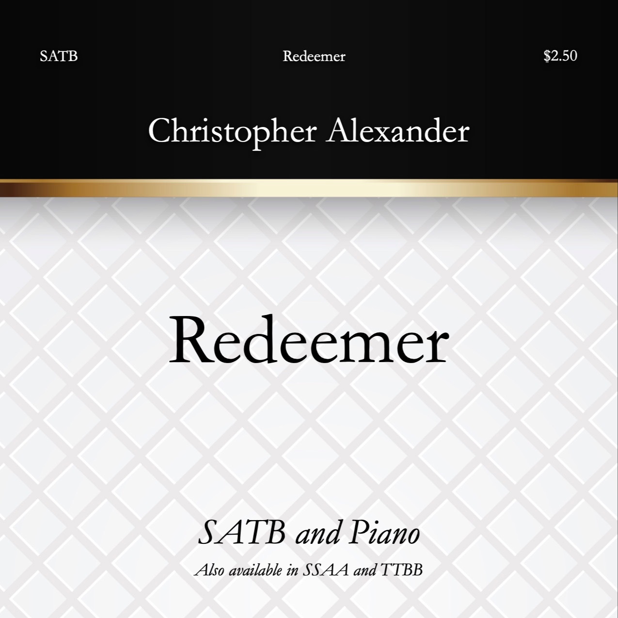 Cover Art for "Redeemer (arr. Christopher Alexander)" by Nicole C. Mullen