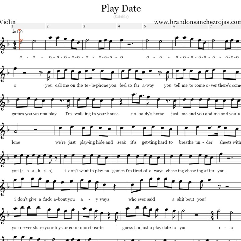 Abdeckung für "Play Date - Violin" von BSR