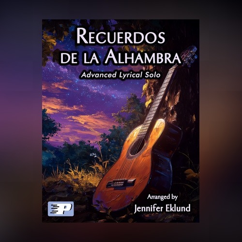 Cover Art for "Recuerdos de la Alhambra (Advanced Lyrical Version) (arr. Jennifer Eklund)" by Francisco Tárrega