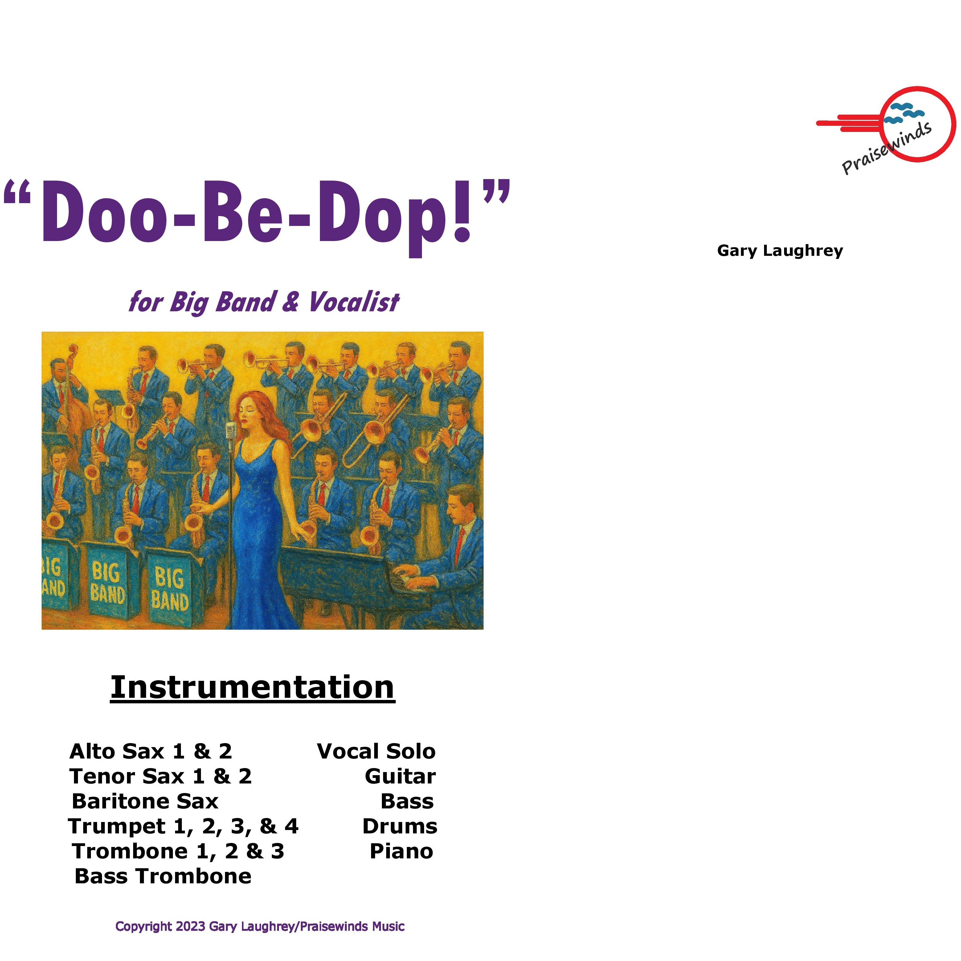 Couverture pour ""Doo-Be-Dop!" (for Jazz Band and Vocalist)" par Gary Laughrey