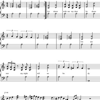 Carátula para "Blue Ridge Mountains (arr. TheAshleyWright.com)" por Fleet Foxes