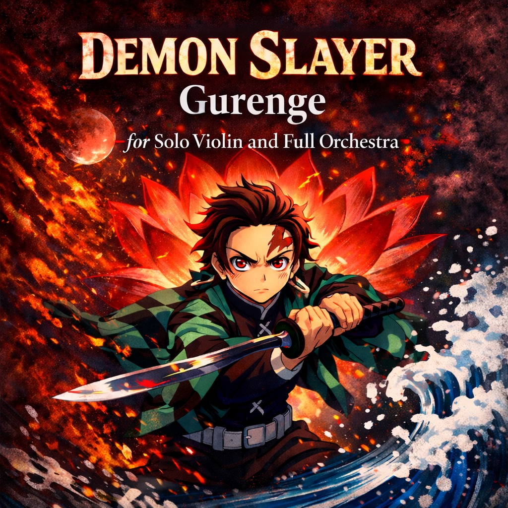 Cover Art for "Gurenge (arr. Ajlan Akyüz)" by LiSA
