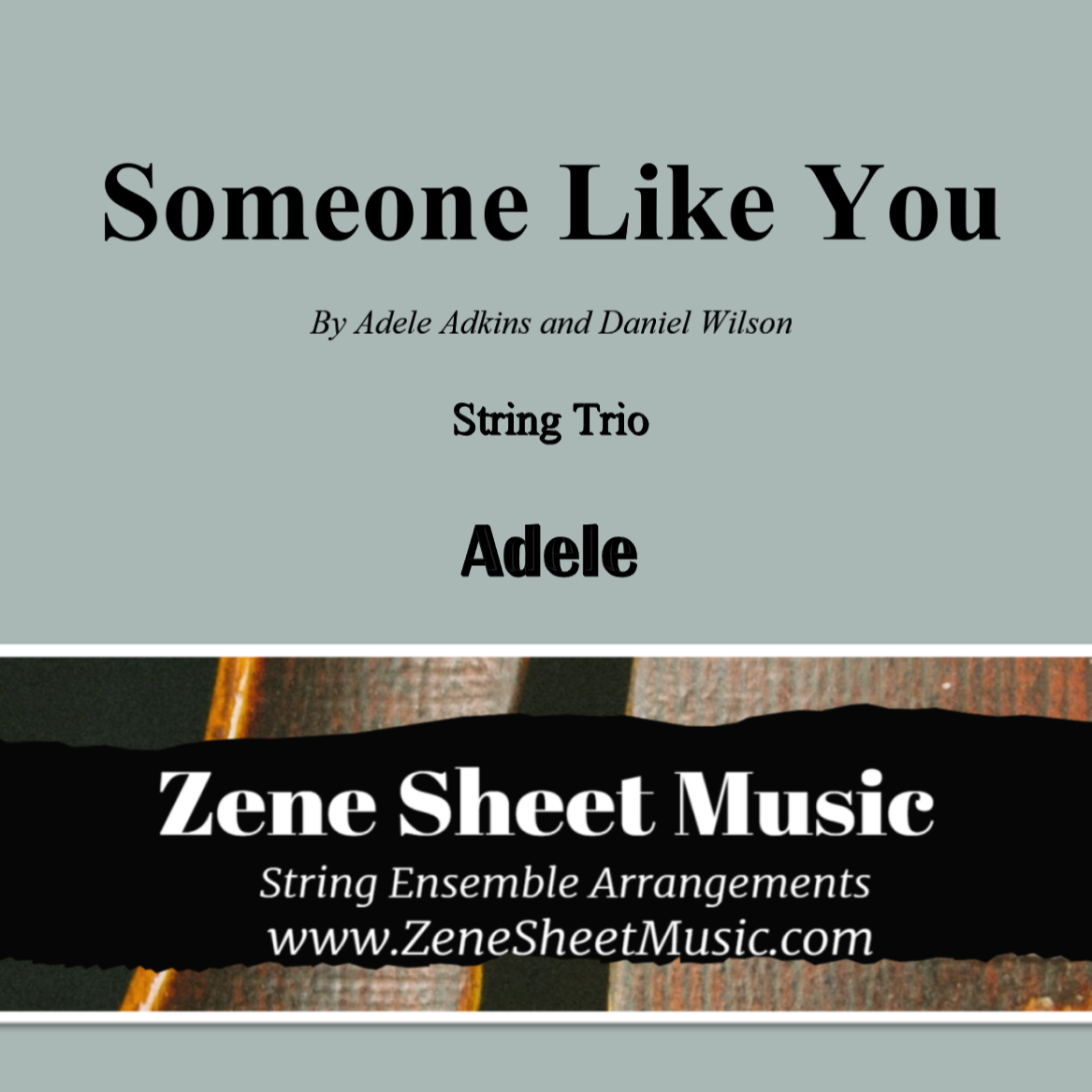Carátula para "Someone Like You (arr. Eve C. Mailly - Zene Strings)" por Adele