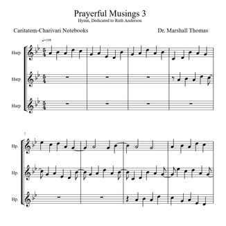 Cover Art for "Prayerful Musings 3" by Celebrity Chamber Players