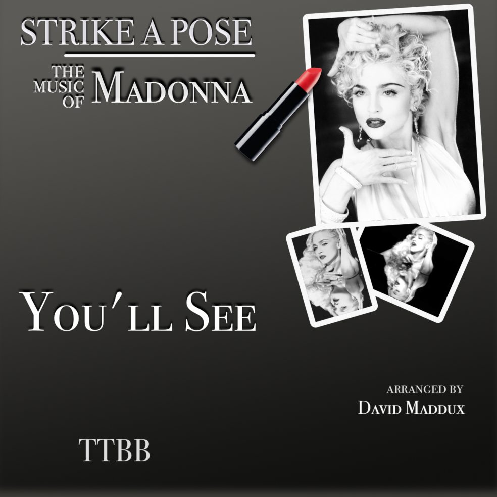 Couverture pour "You'll See (arr. David Maddux)" par Madonna