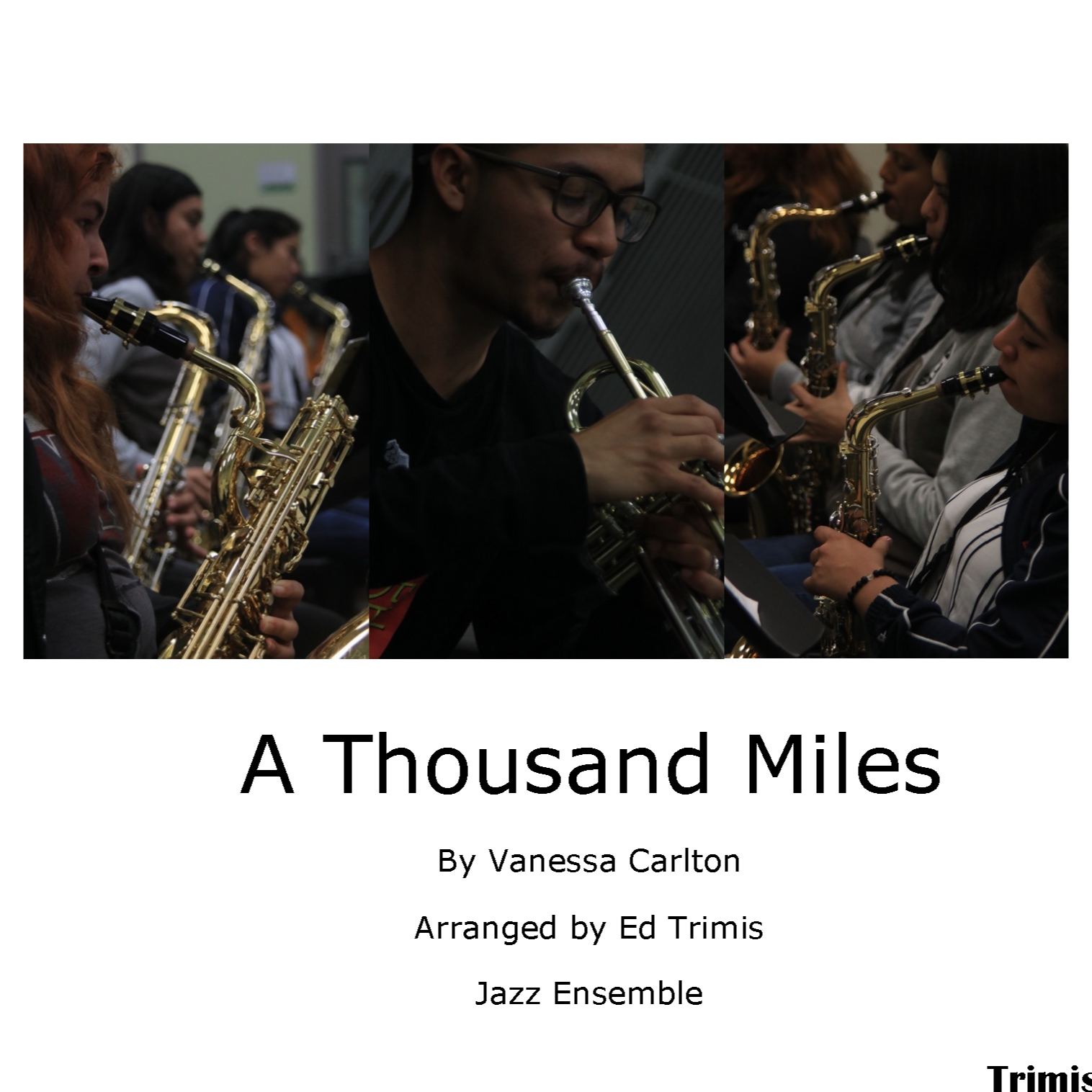 Cover Art for "A Thousand Miles (arr. Edward Trimis)" by Vanessa Carlton