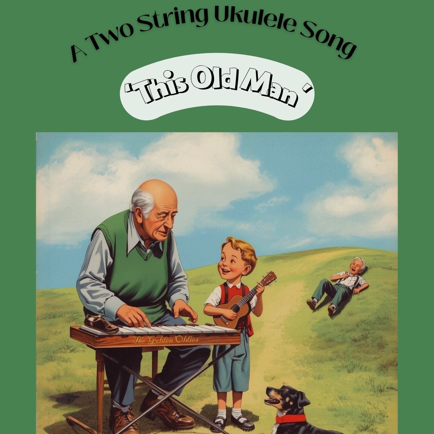 Couverture pour "This Old Man (A Two String Ukulele Song) (arr. Danny Crocome)" par Traditional