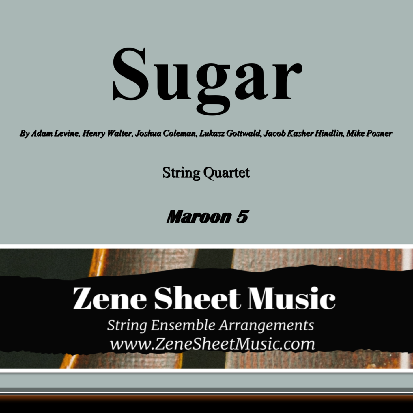 Abdeckung für "Sugar (arr. Eve C. Mailly - Zene Strings)" von Maroon 5