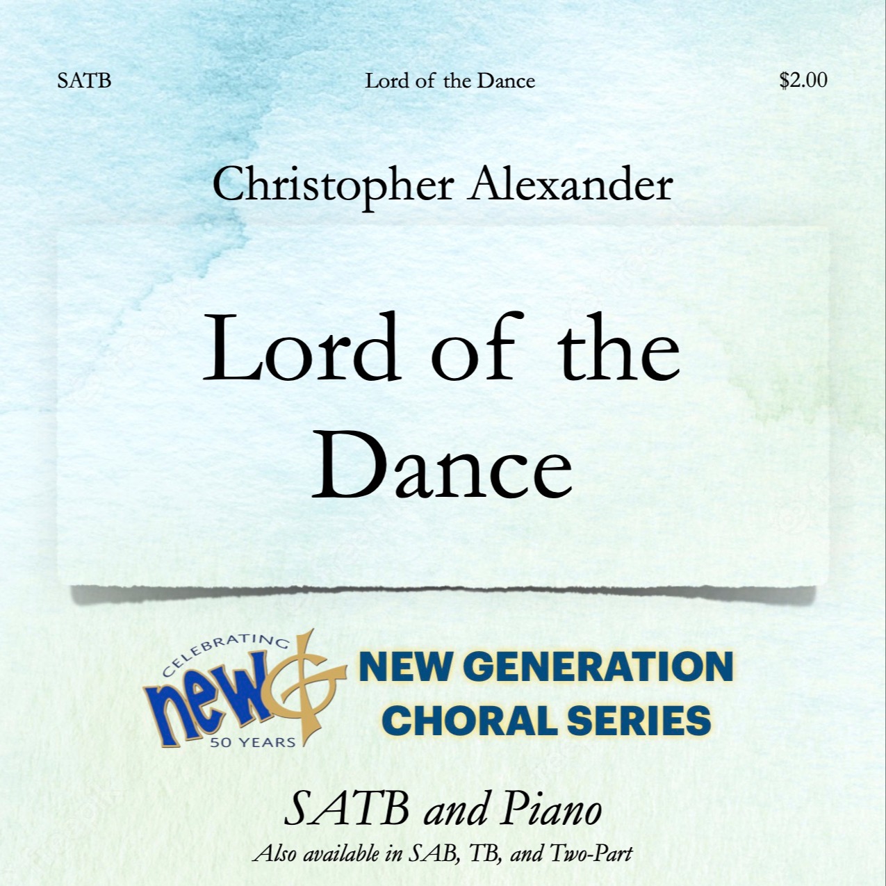 Cover Art for "Lord Of The Dance (arr. Christopher Alexander)" by Steven Curtis Chapman