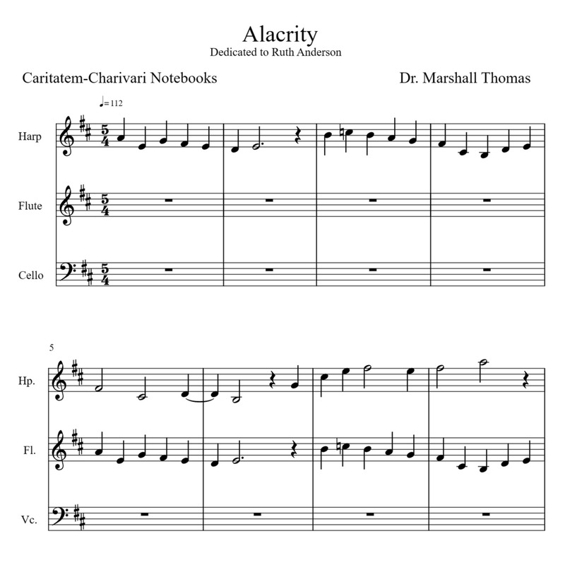 Cover Art for "Alacrity" by Celebrity Chamber Players