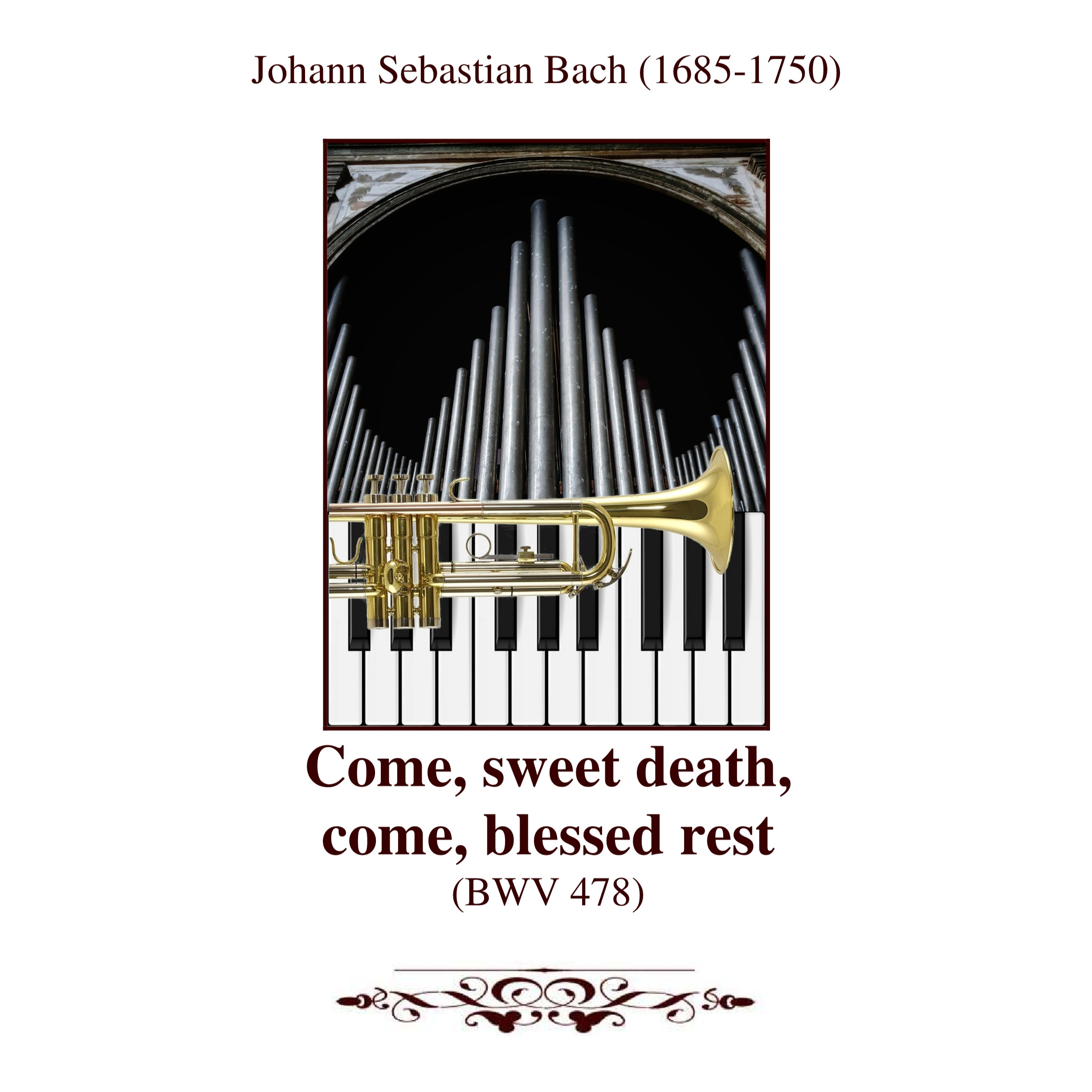 Abdeckung für "COME, SWEET DEATH, COME, BLESSED REST (BWV 478) (arr. Lorenzo Bocci" von Johann Sebastian Bach