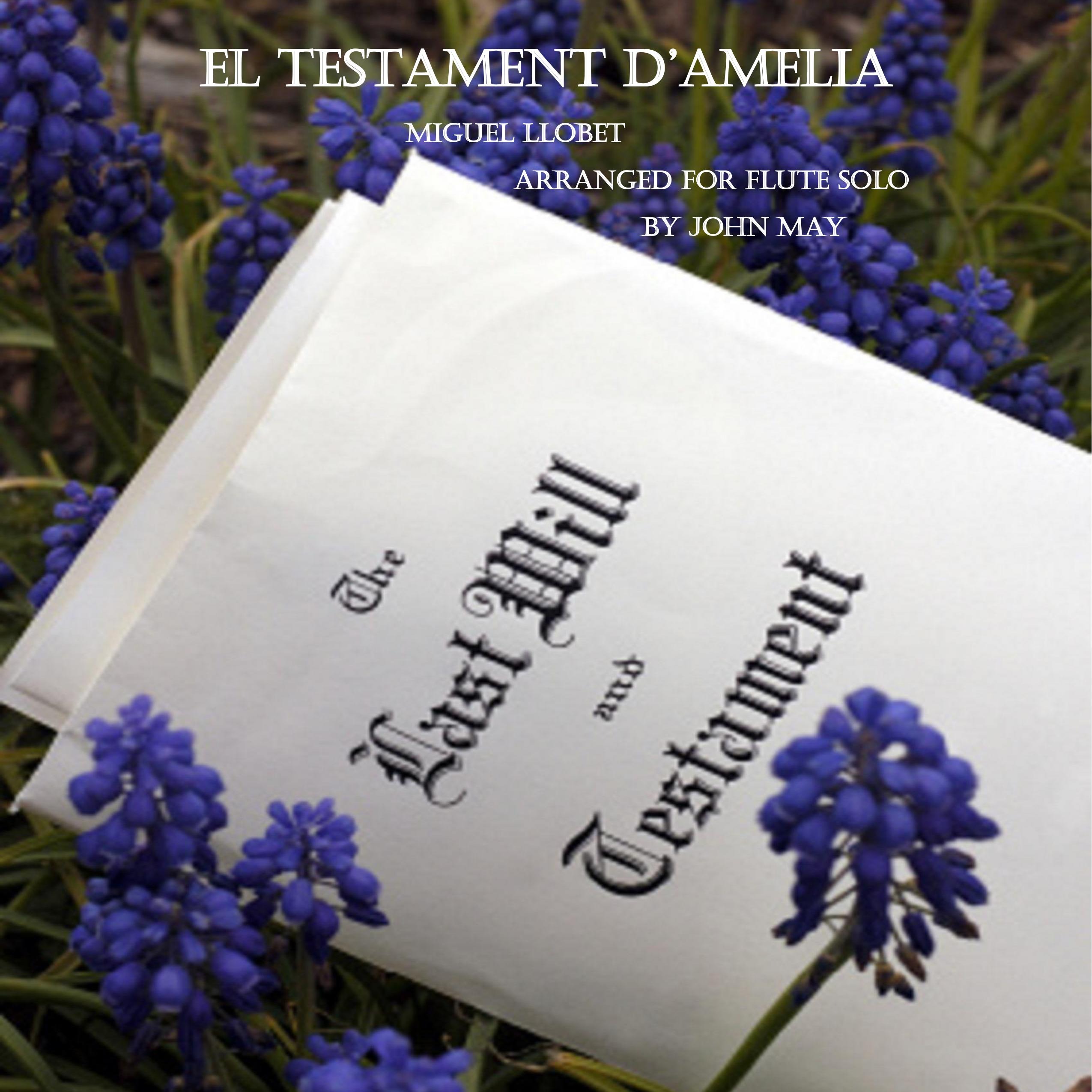 Abdeckung für "El Testament d'Amelia-Flute Solo (arr. John May)" von John May