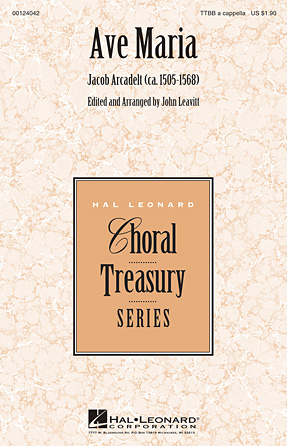 Ave Maria (arr. John Leavitt) Ave Maria (arr. John Leavitt)