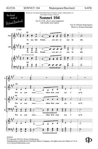 Sonnet 104 Sonnet 104