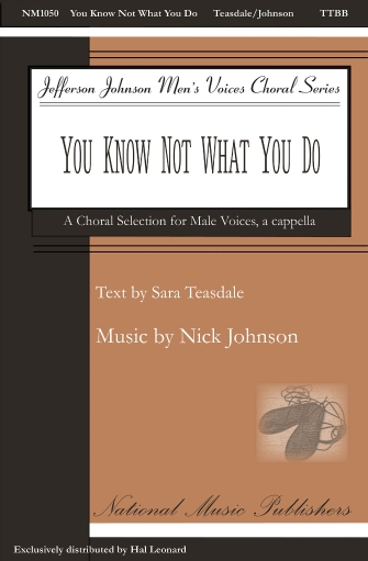 You Know Not What You Do You Know Not What You Do