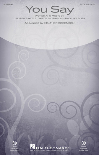 You Say (arr. Heather Sorenson) – Full Score You Say (arr. Heather Sorenson) – Full Score