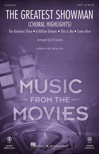 The Greatest Showman (Choral Highlights) (arr. Ed Lojeski) – Bass