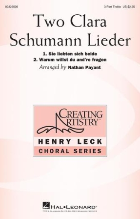 Two Clara Schumann Lieder (arr. Nathan Payant)