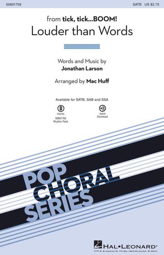 Louder Than Words (from tick, tick… BOOM!) (arr. Mac Huff) – Drums Louder Than Words (from tick, tick… BOOM!) (arr. Mac Huff) – Drums