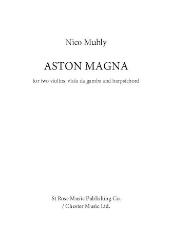 Aston Magna – Score & Parts Aston Magna – Score & Parts