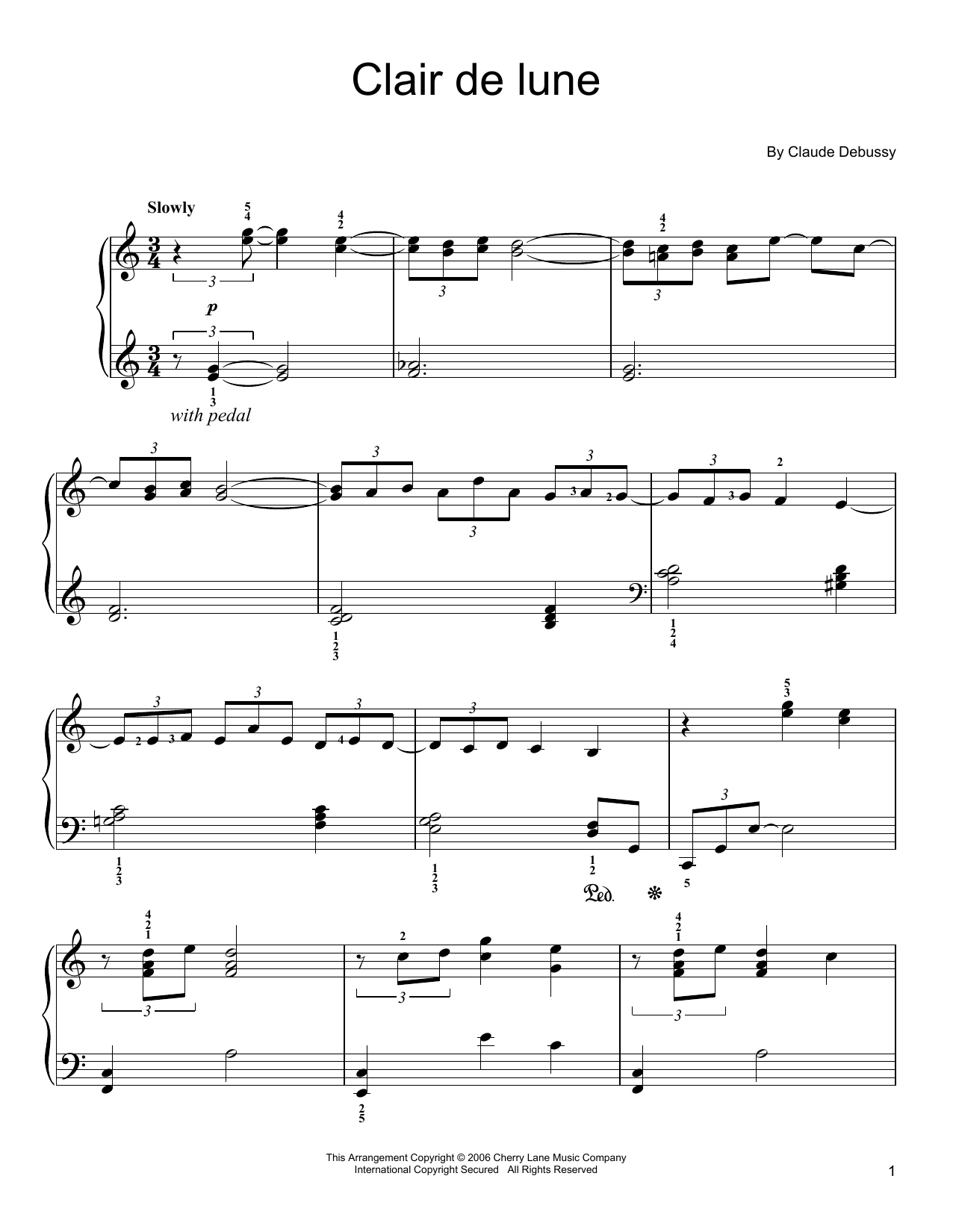 Clair De Lune By Claude Debussy Sheet Music For Easy Piano At Sheet Clair De Lune By Claude Debussy Sheet Music For Easy Piano At Sheet