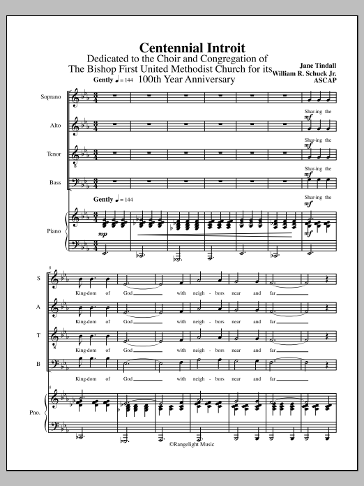 Centennial Introit: Choral Octavo