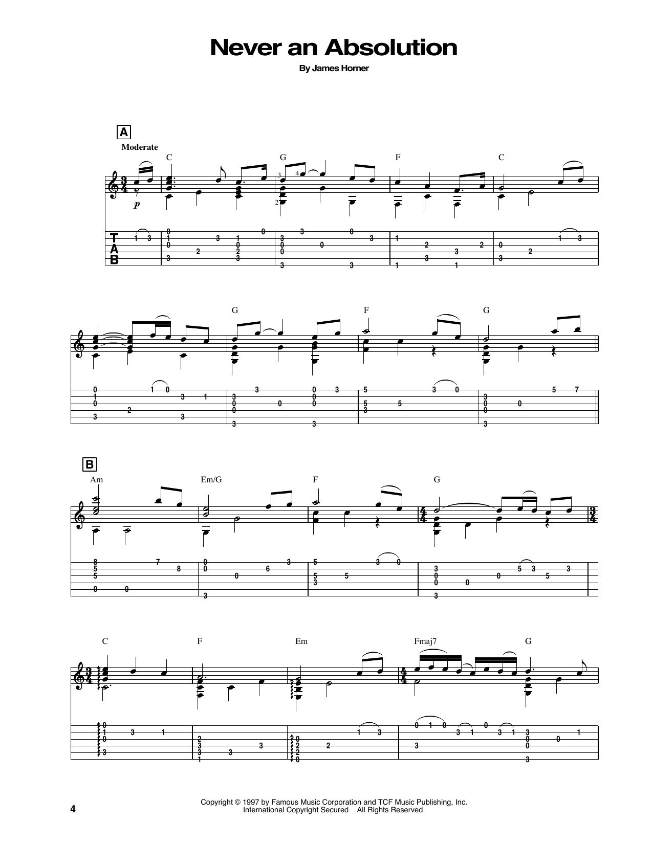 Never An Absolution (from Titanic)