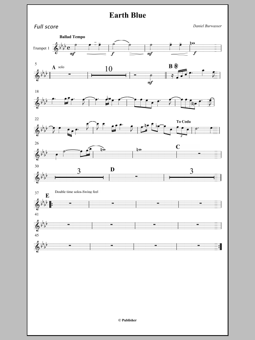 Earth Blue - Trumpet