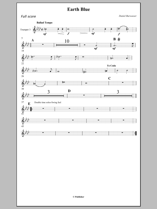 Earth Blue - Trumpet