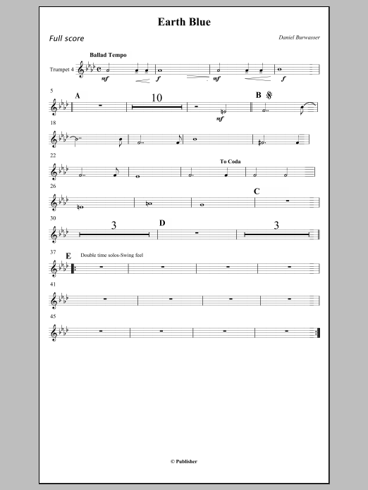 Earth Blue - Trumpet