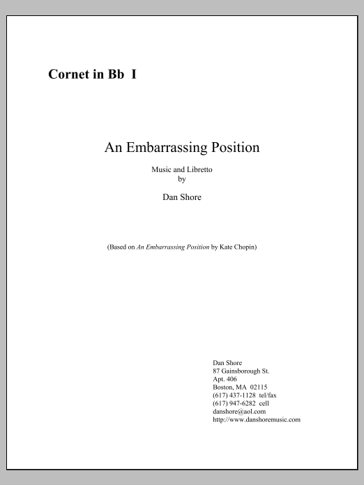 An Embarrassing Position - Eb Cornet