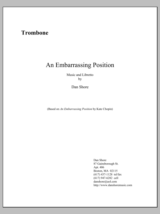 An Embarrassing Position - Trombone