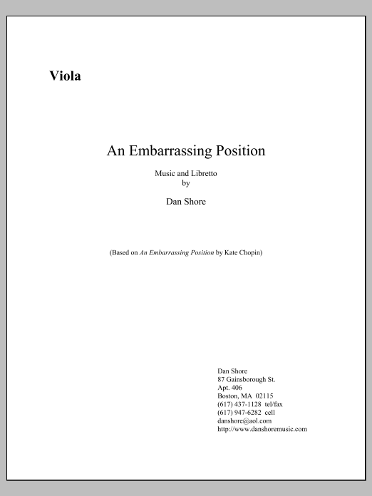 An Embarrassing Position - Viola