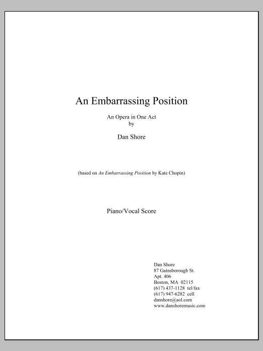 An Embarrassing Position - Full Score