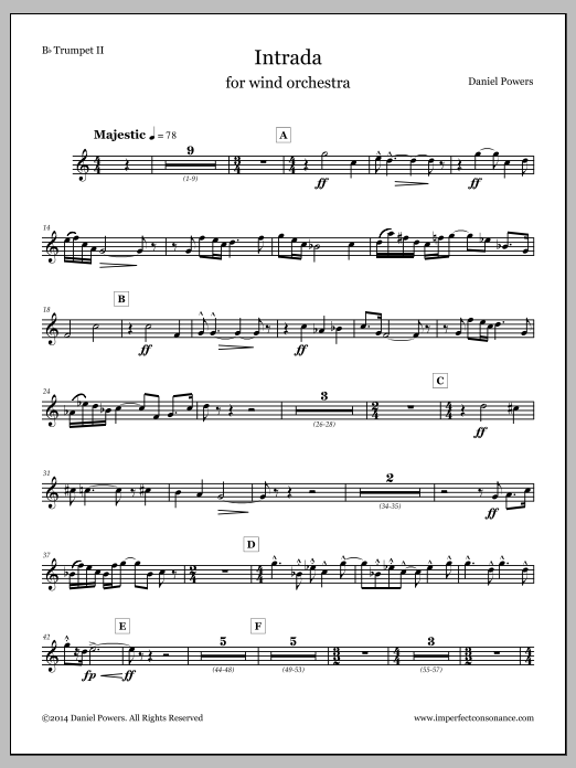 Intrada - Trumpet