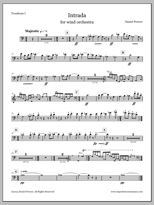 Intrada - Trombone