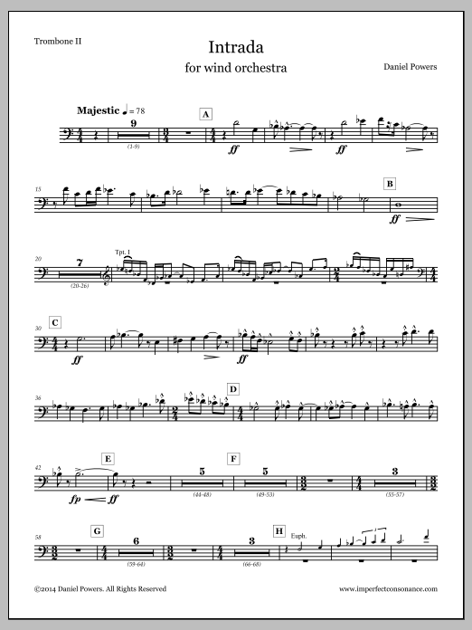 Intrada - Trombone