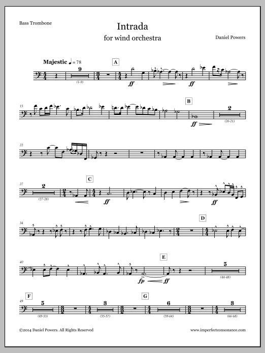 Intrada - Trombone